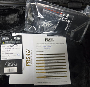 PRS Limited Edition 40th Anniversary McCarty SC56 Black Gold Burst (209)