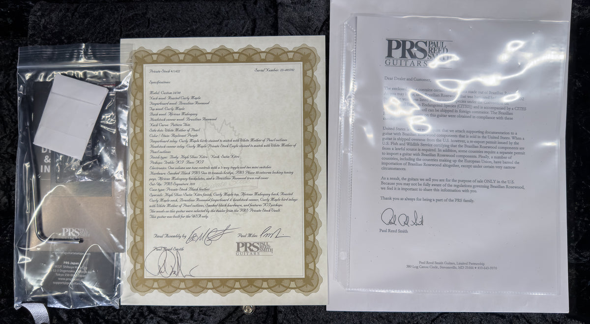 PRS Private Stock 11422 Custom 24-08 Replicant Purple (792)