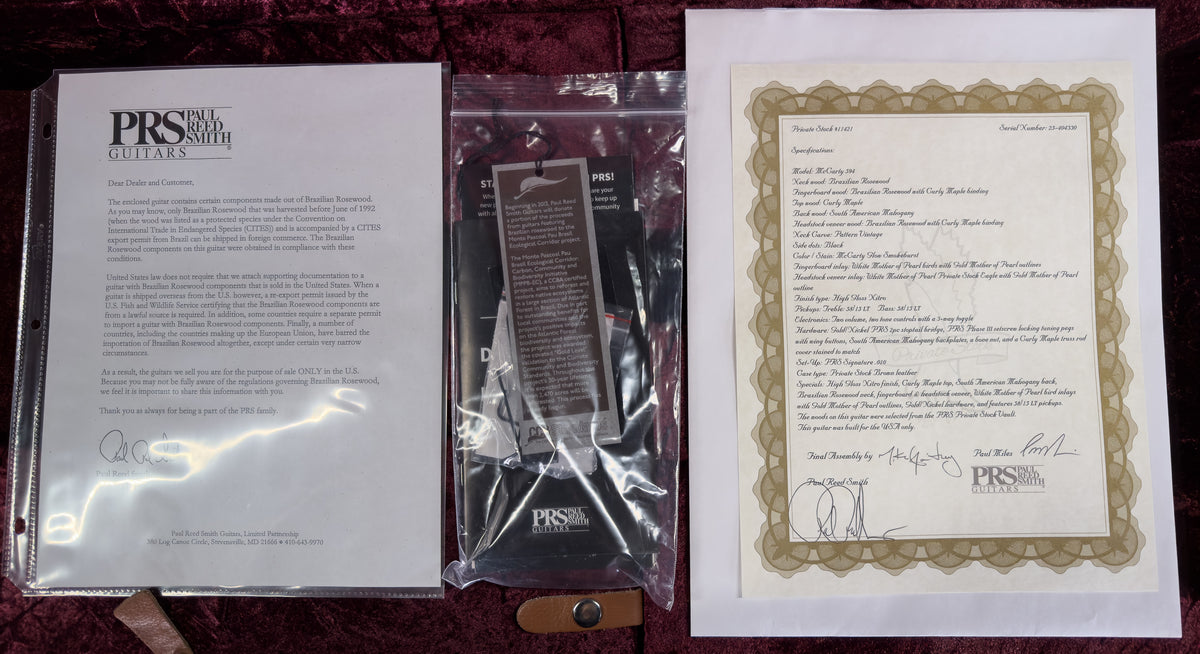 PRS Private Stock 11421 McCarty 594 McCarty Glow Smokeburst (330)