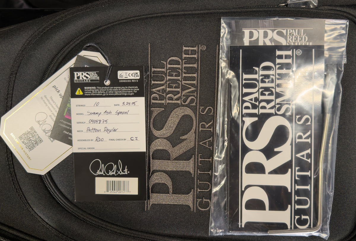 PRS Swamp Ash Special White Doghair Smokeburst (875)