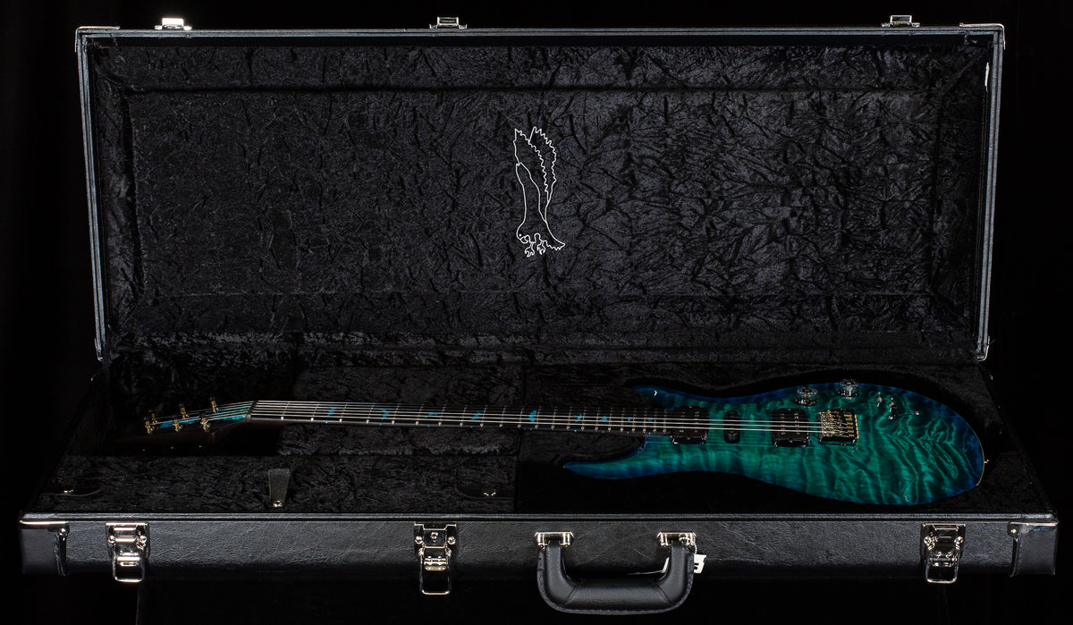 PRS Private Stock 11427 Modern Eagle V Bahamian Blue Burst (897)