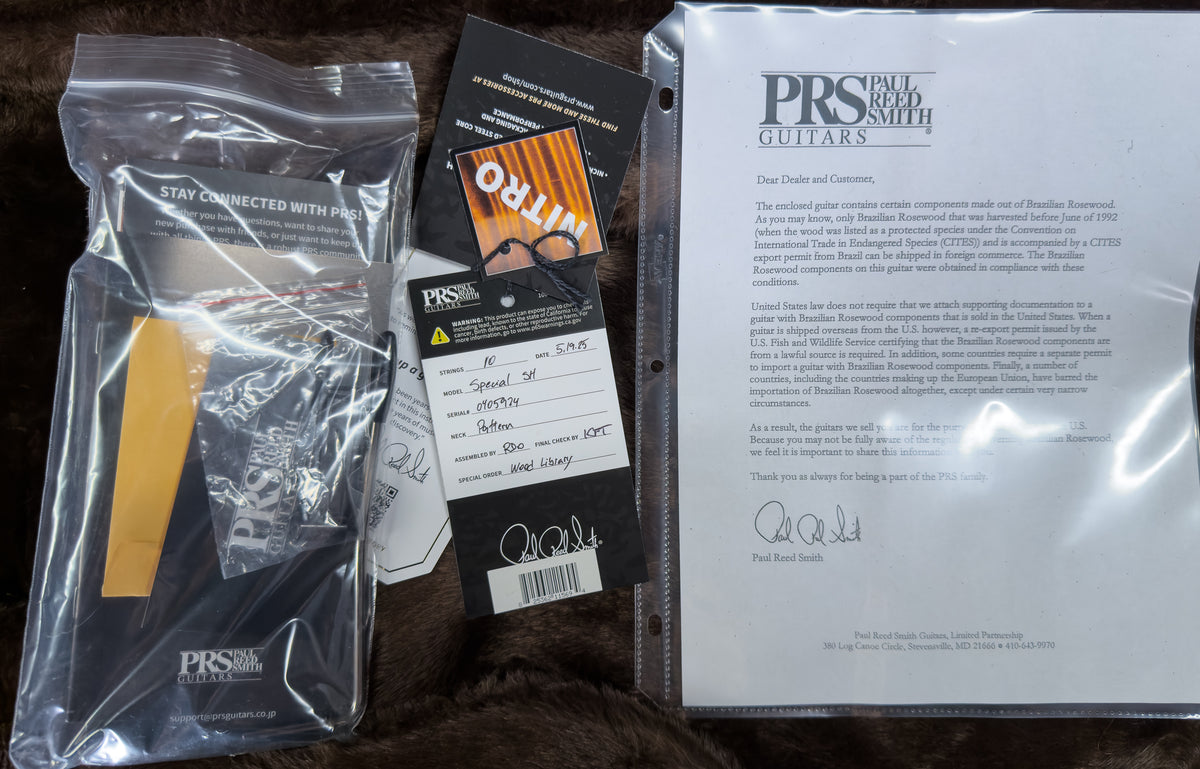 PRS Wood Library Willcutt Exclusive Special Semi-Hollow 10 Top Faded Whale Blue (924)