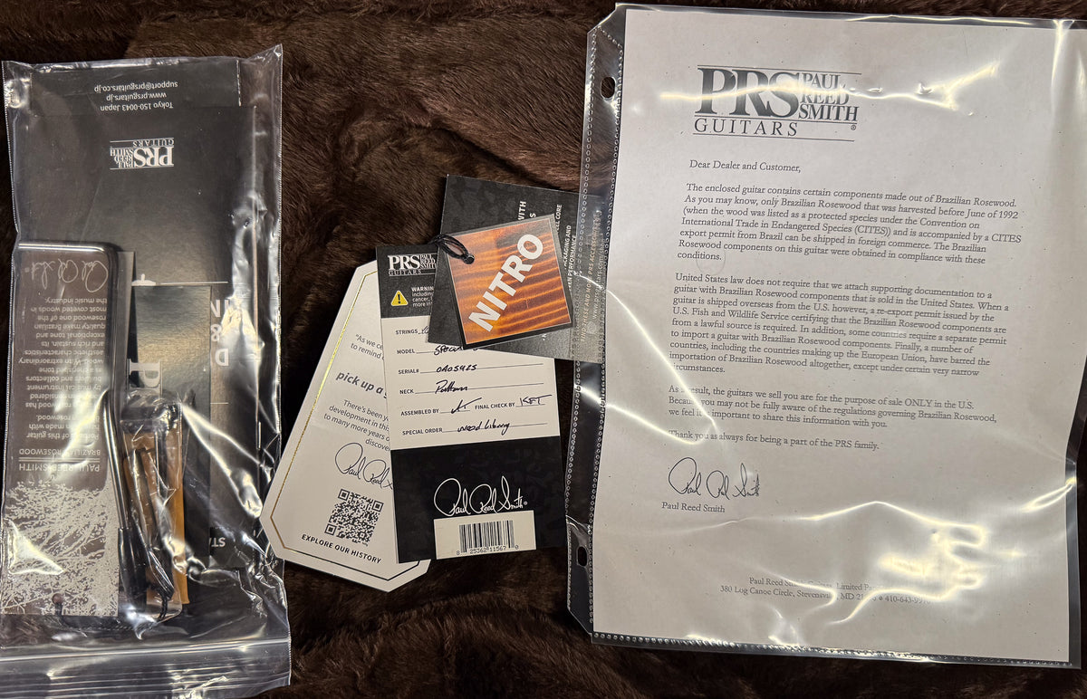 PRS Wood Library Willcutt Exclusive Special Semi-Hollow Santana Yellow 10 Top (925)