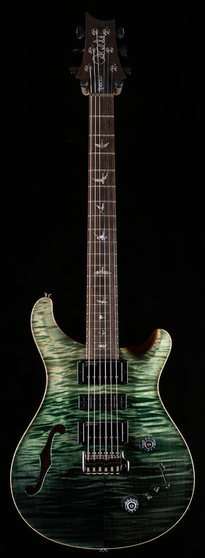PRS Wood Library Willcutt Exclusive Special 22 Semi-Hollow Trampas Green Fade 10 Top (926)