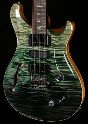 PRS Wood Library Willcutt Exclusive Special 22 Semi-Hollow Trampas Green Fade 10 Top (926)
