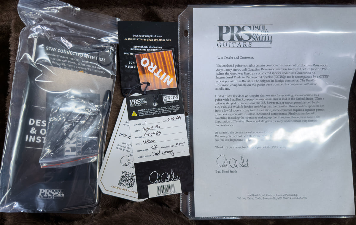 PRS Wood Library Willcutt Exclusive Special Semi-Hollow Trampas Green Fade 10 Top (928)