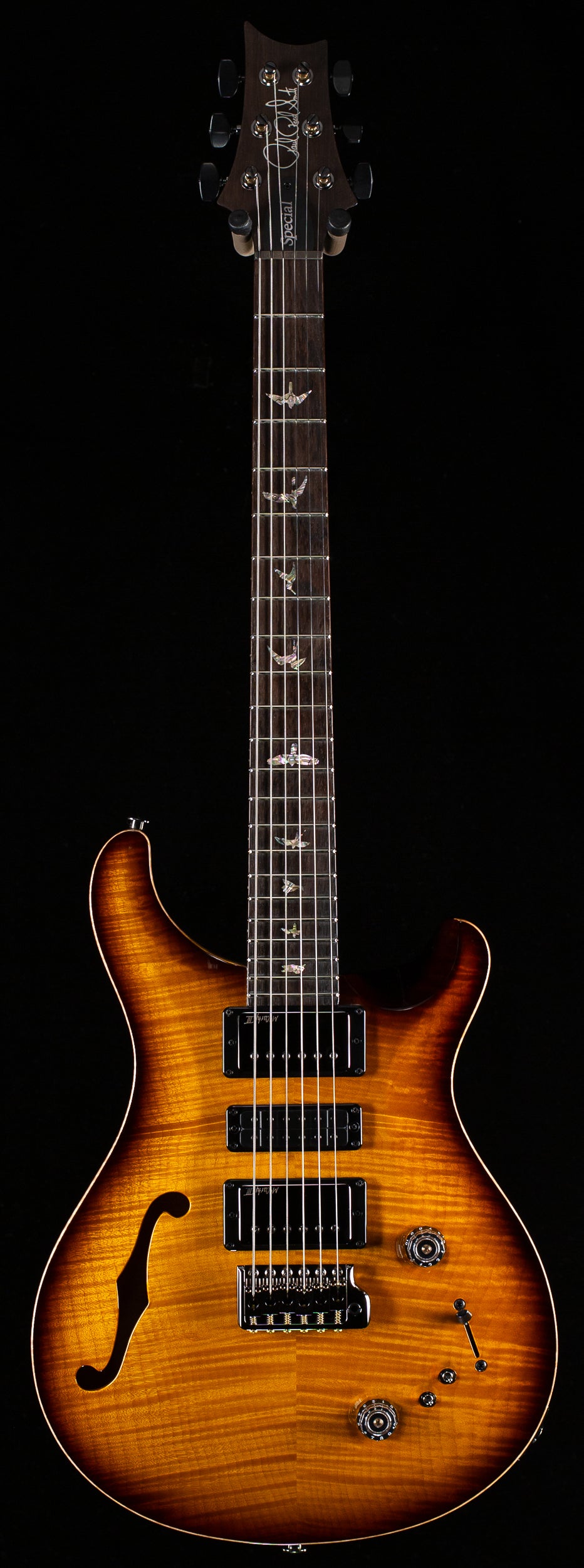 PRS Wood Library Willcutt Exclusive Special Semi-Hollow 10 Top McCarty Tobacco Sunburst (930)