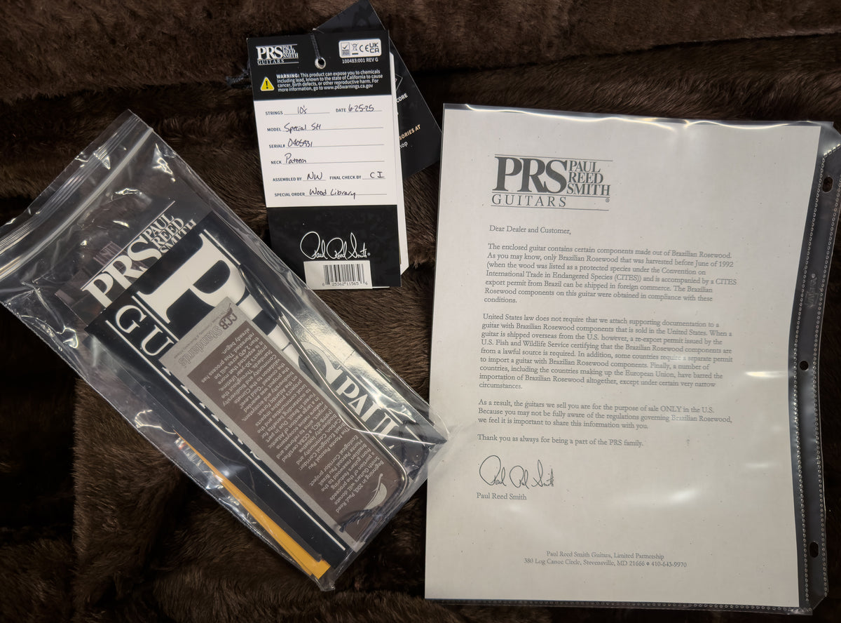 PRS Wood Library Willcutt Exclusive Special Semi-Hollow 10 Top Purple Mist (931)