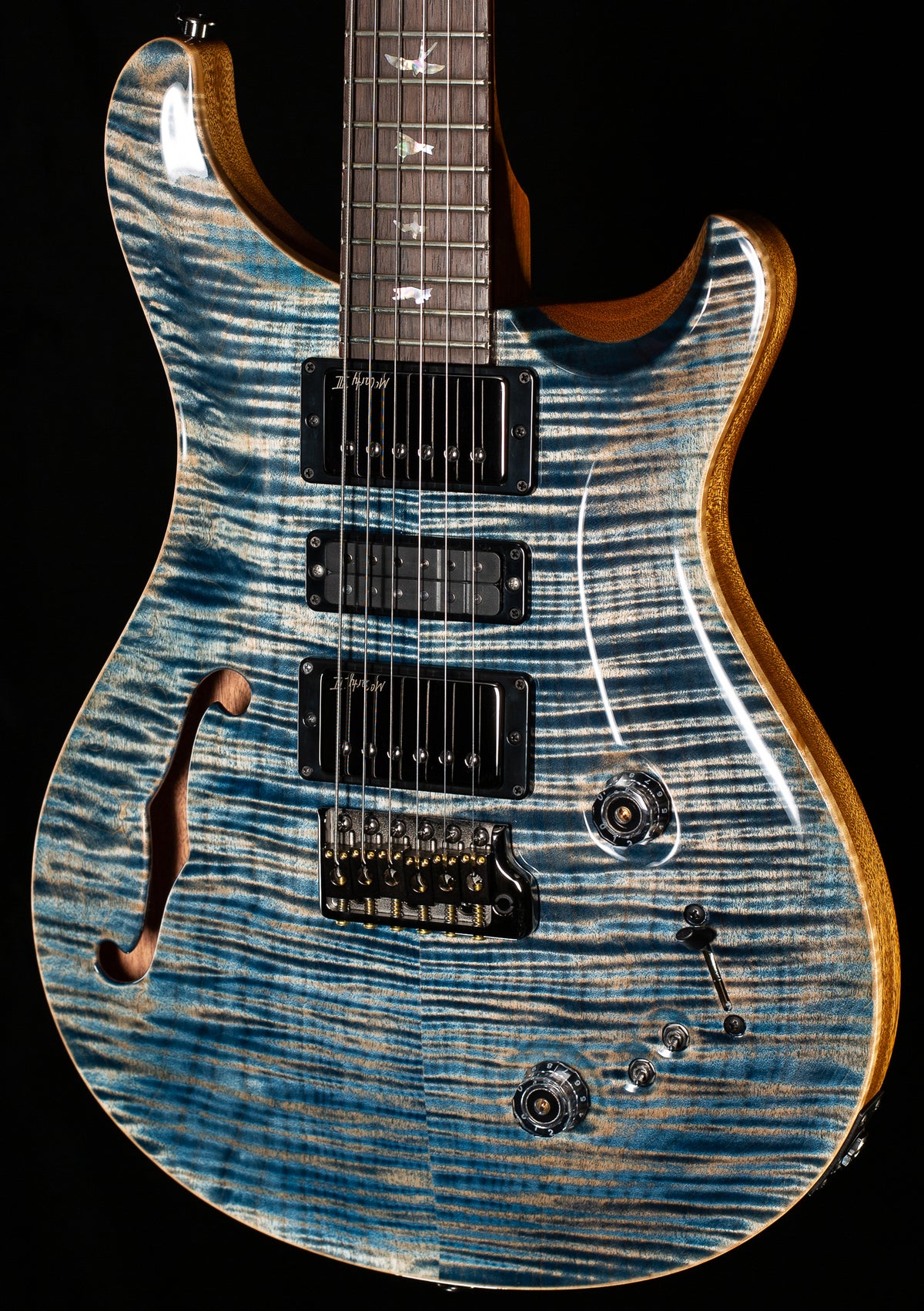 PRS Wood Library Willcutt Exclusive Special Semi-Hollow 10 Top Faded Whale Blue (932)