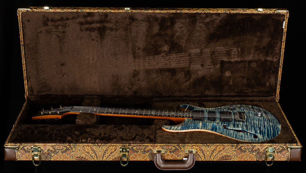 PRS Wood Library Willcutt Exclusive Special Semi-Hollow 10 Top Faded Whale Blue (932)