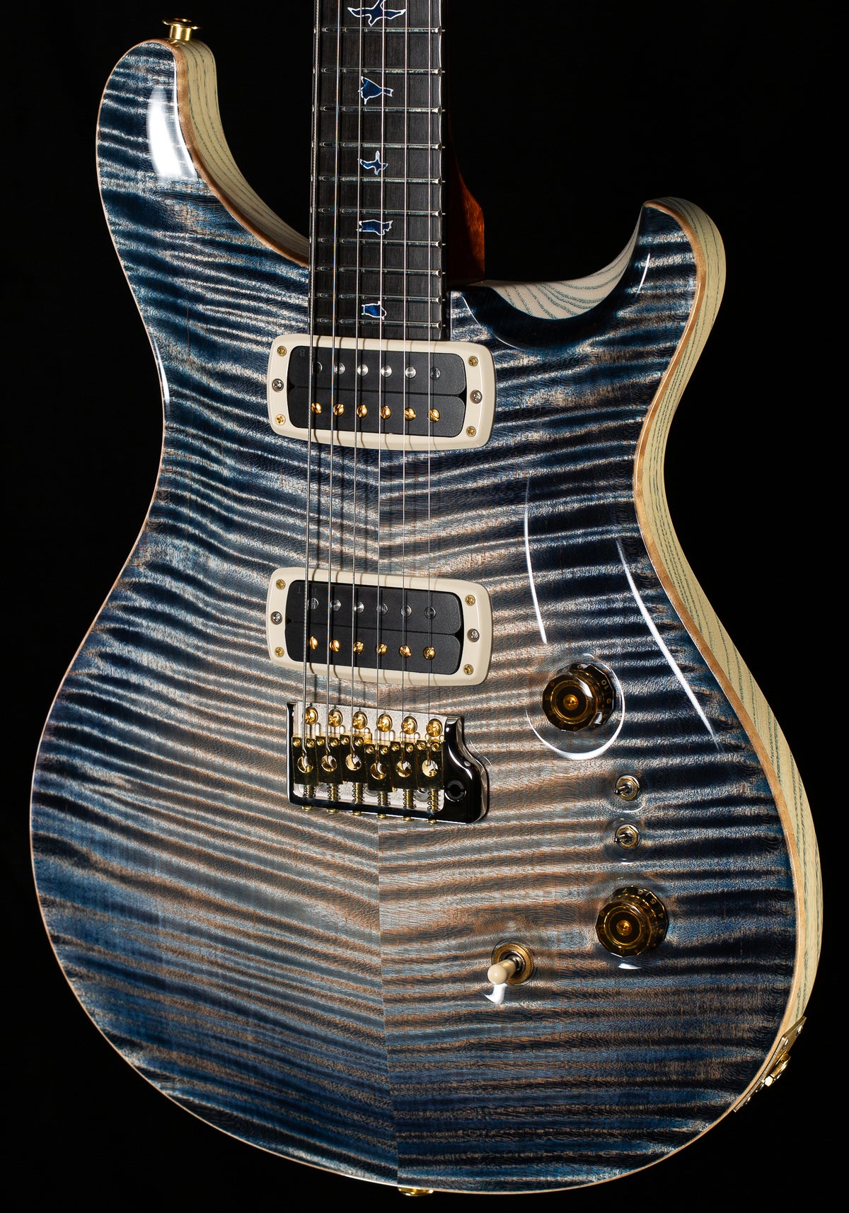 PRS Private Stock 11729 Custom 24-08 Indigo Glow with White Wash Back (950)