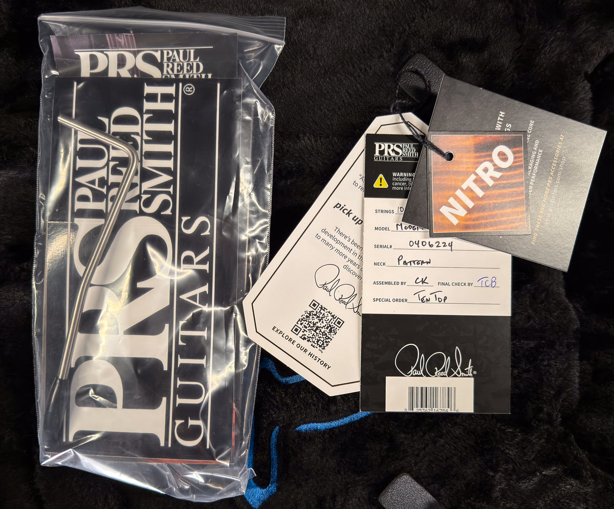 PRS Modern Eagle V 10 top Yellow Tiger (224)