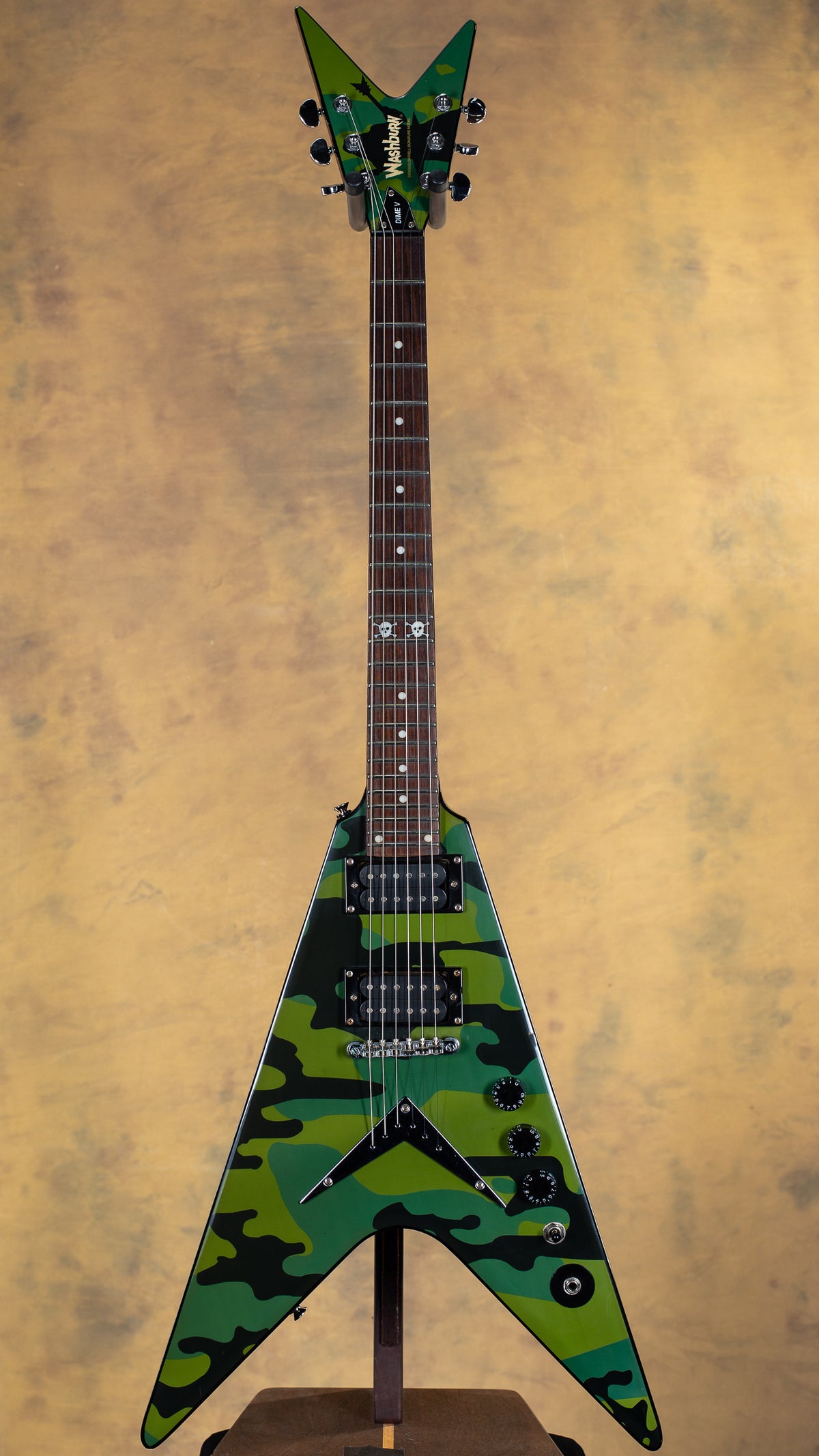 Washburn Dime V Camo Electric Guitar
