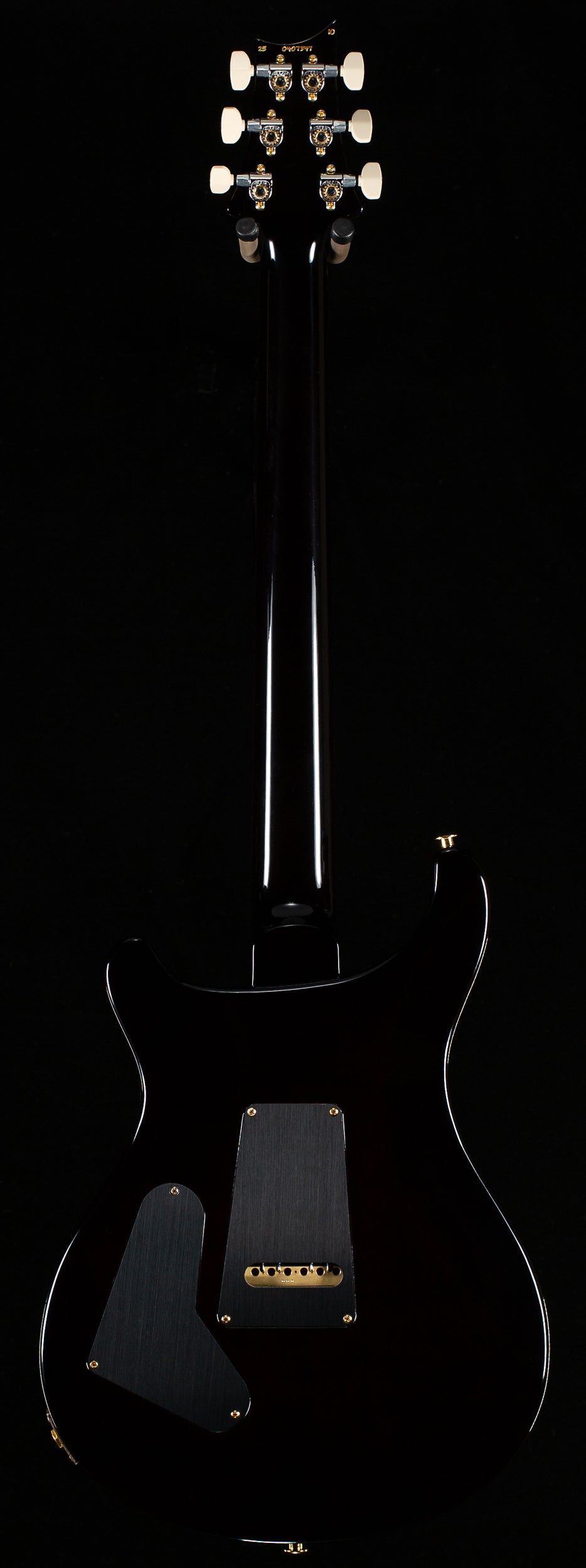 PRS Custom 24 Black Gold Wraparound Burst 10 Top (347)