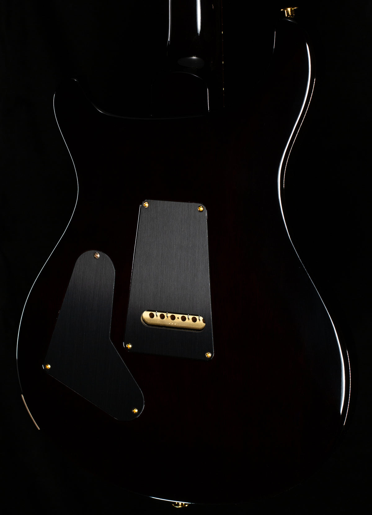 PRS Custom 24 Black Gold Wraparound Burst 10 Top (347)