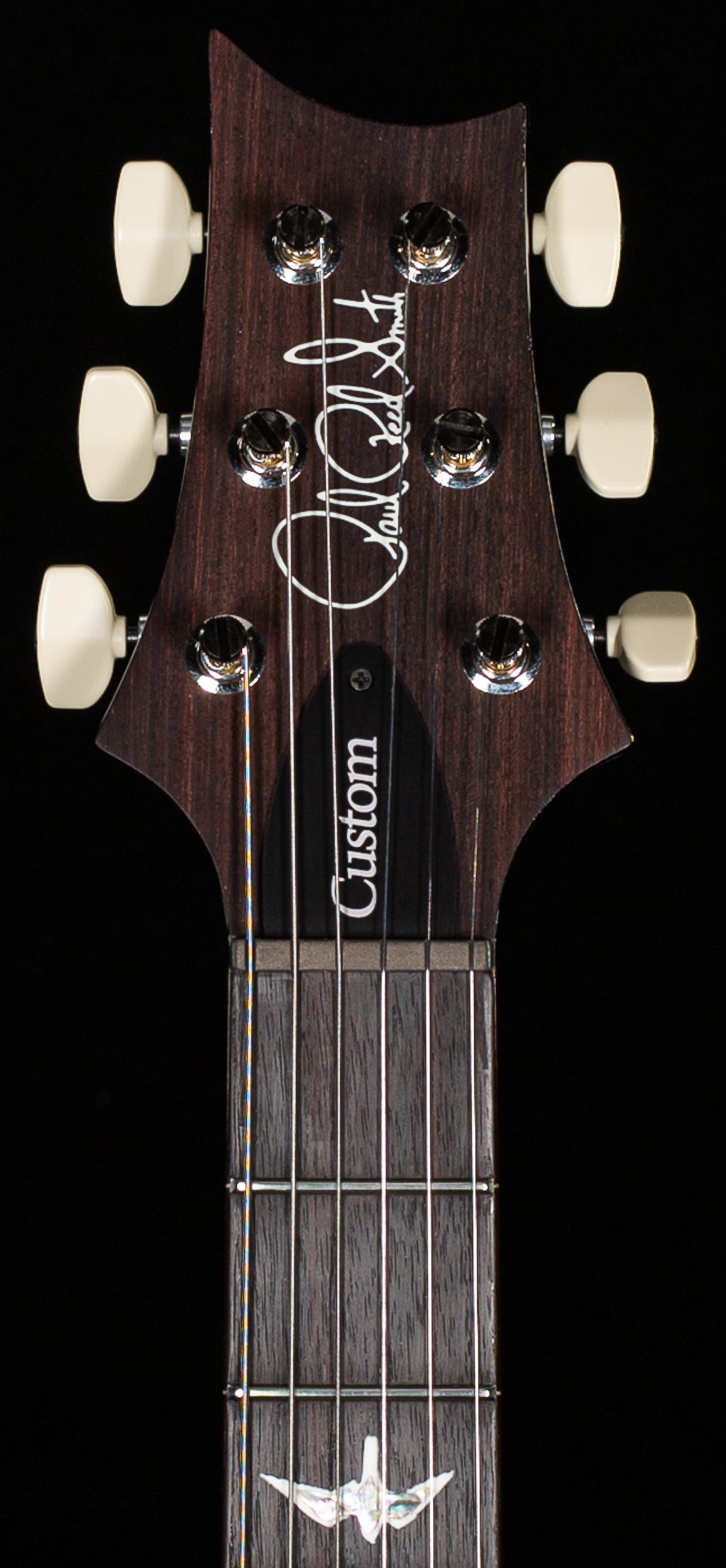 PRS Custom 24 Black Gold Wraparound Burst 10 Top (347)