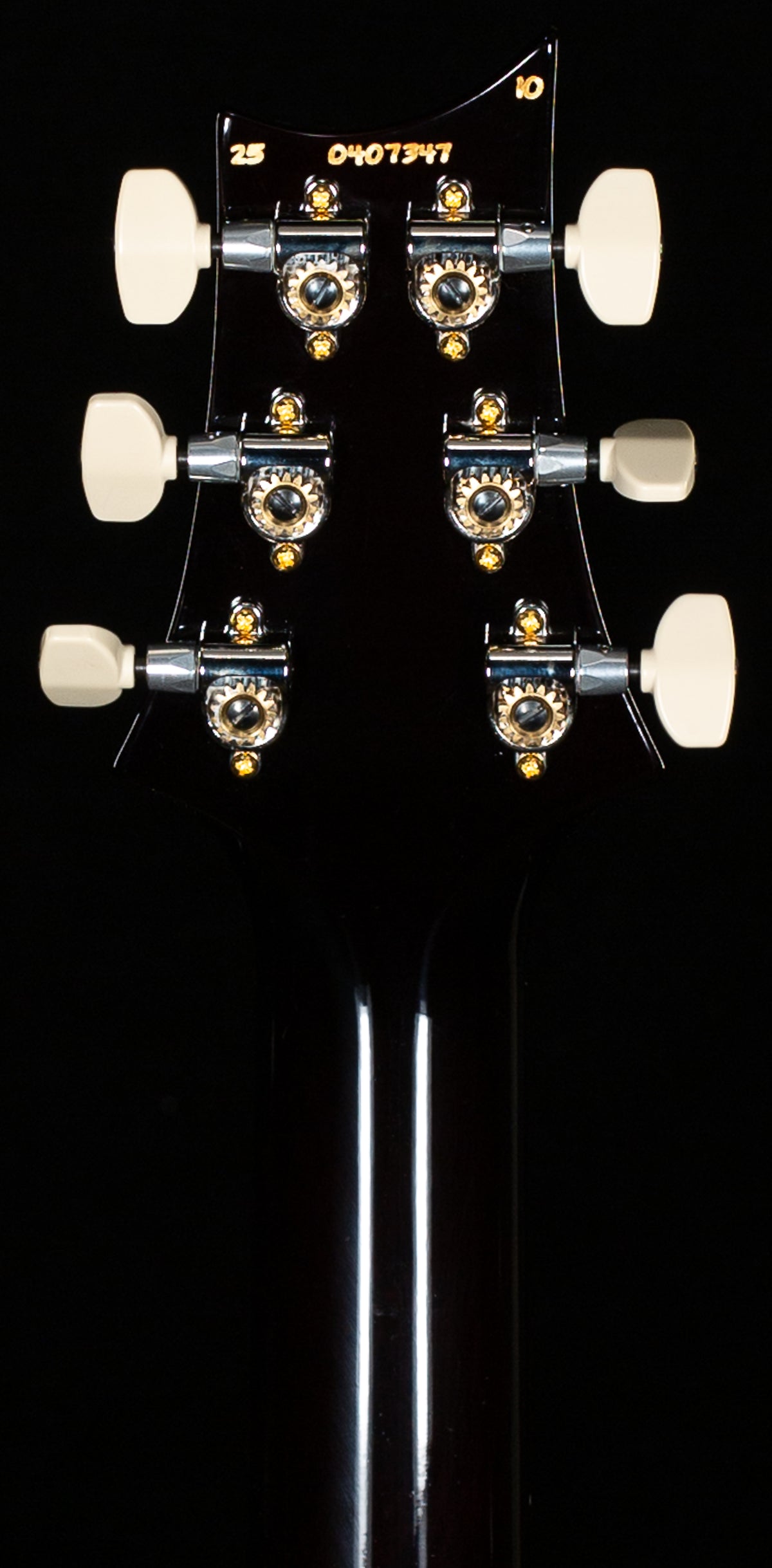 PRS Custom 24 Black Gold Wraparound Burst 10 Top (347)