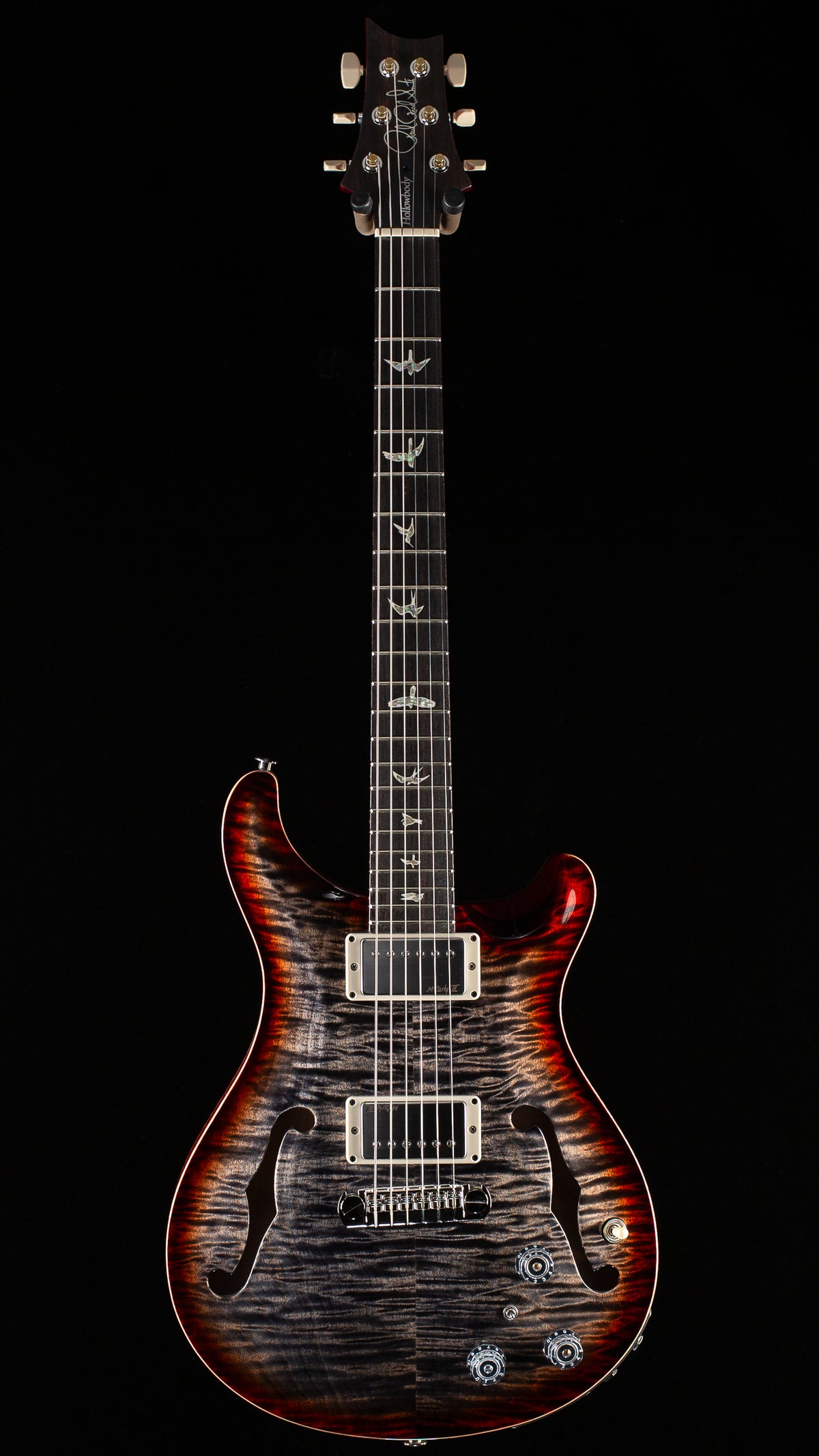 PRS Hollowbody II Piezo Charcoal Cherry Burst (425)