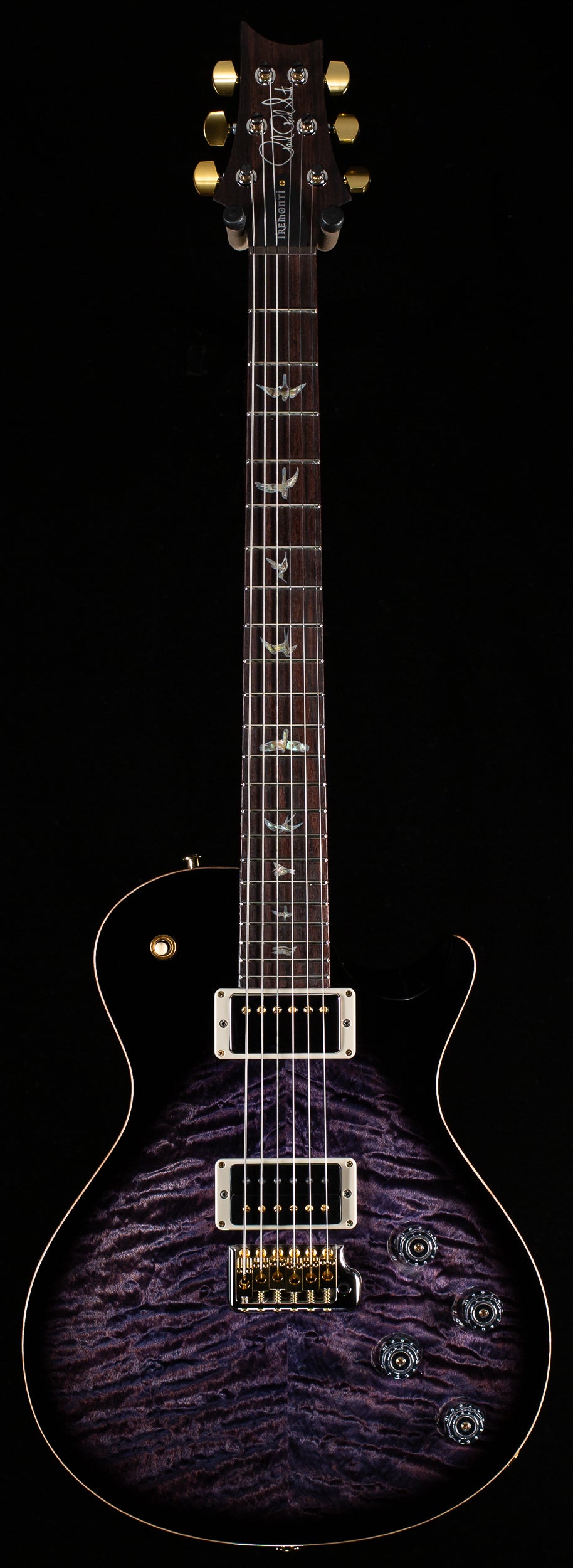 PRS Wood Library Willcutt Exclusive Tremonti Quilt 10 Top Purple Mist (580)