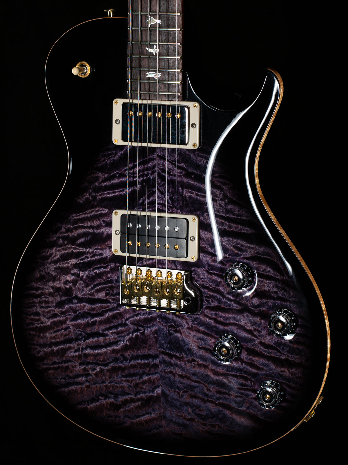 PRS Wood Library Willcutt Exclusive Tremonti Quilt 10 Top Purple Mist (580)