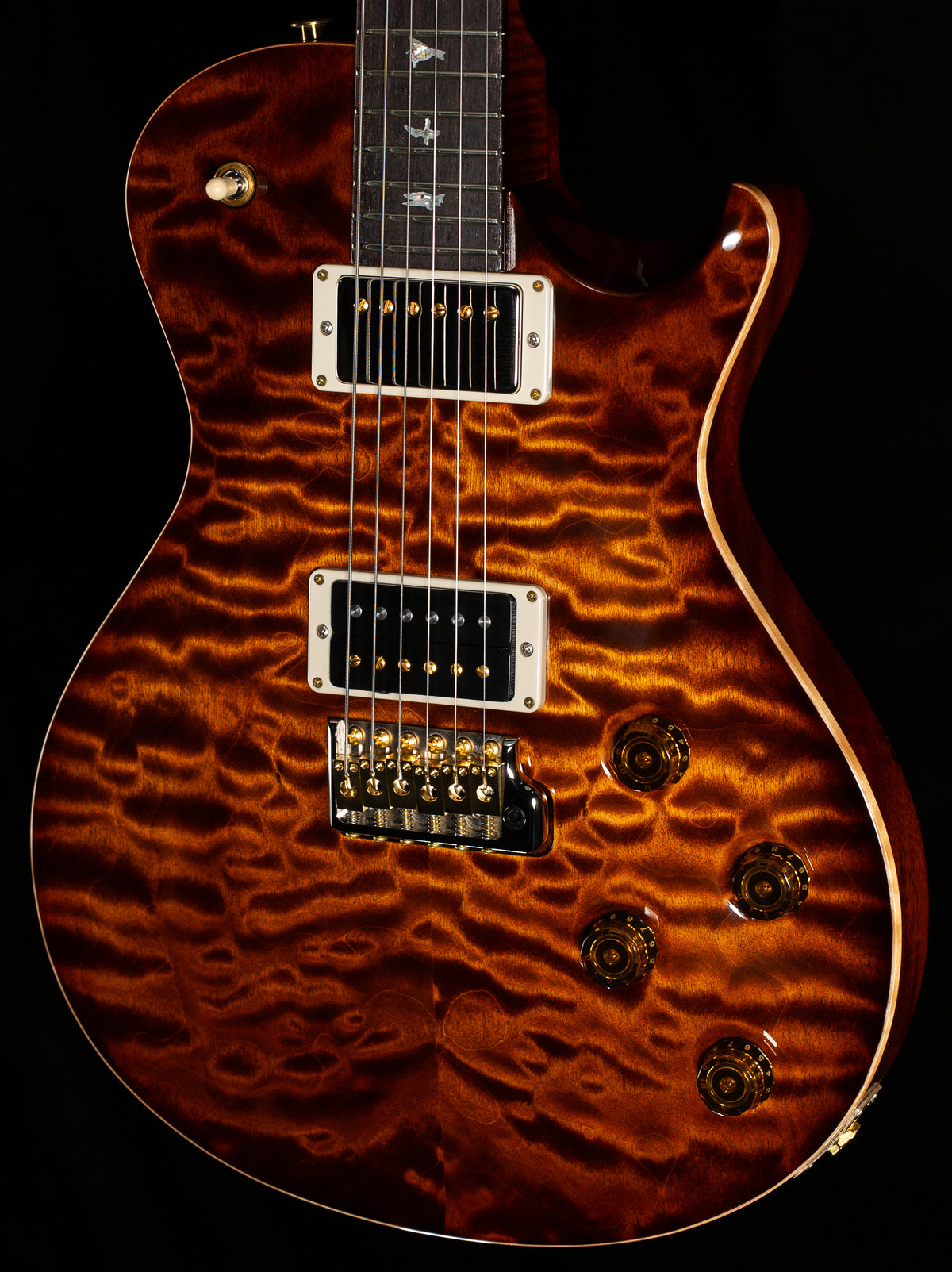 PRS Wood Library Willcutt Exclusive Tremonti Copperhead Burst Quilt Maple 10 Top(582)