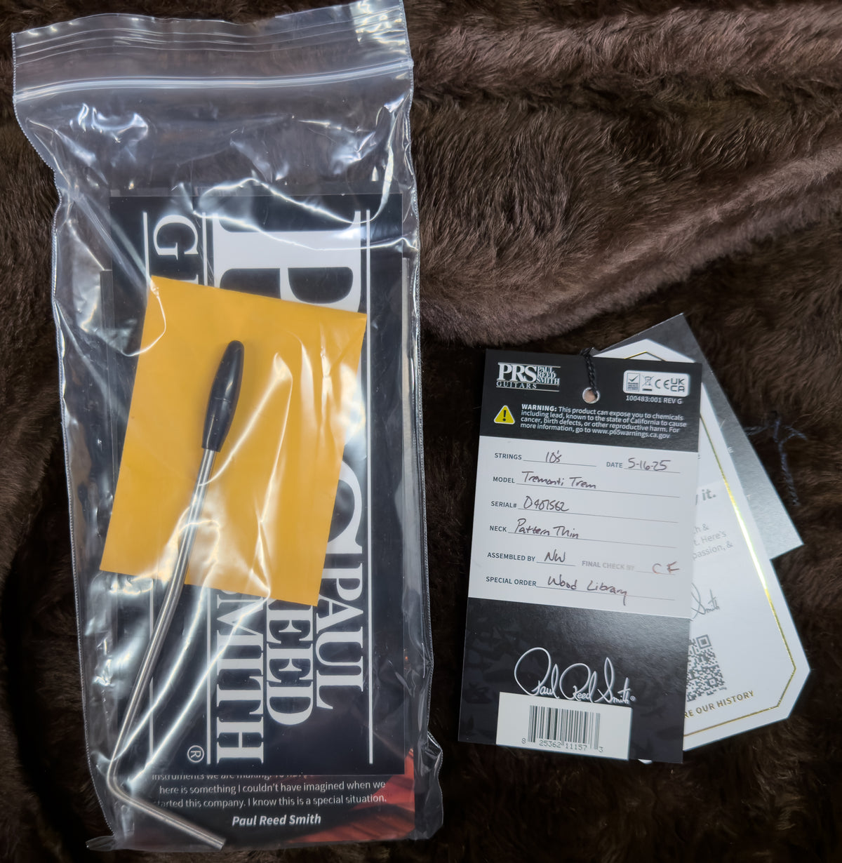 PRS Wood Library Willcutt Exclusive Tremonti Copperhead Burst Quilt Maple 10 Top(582)