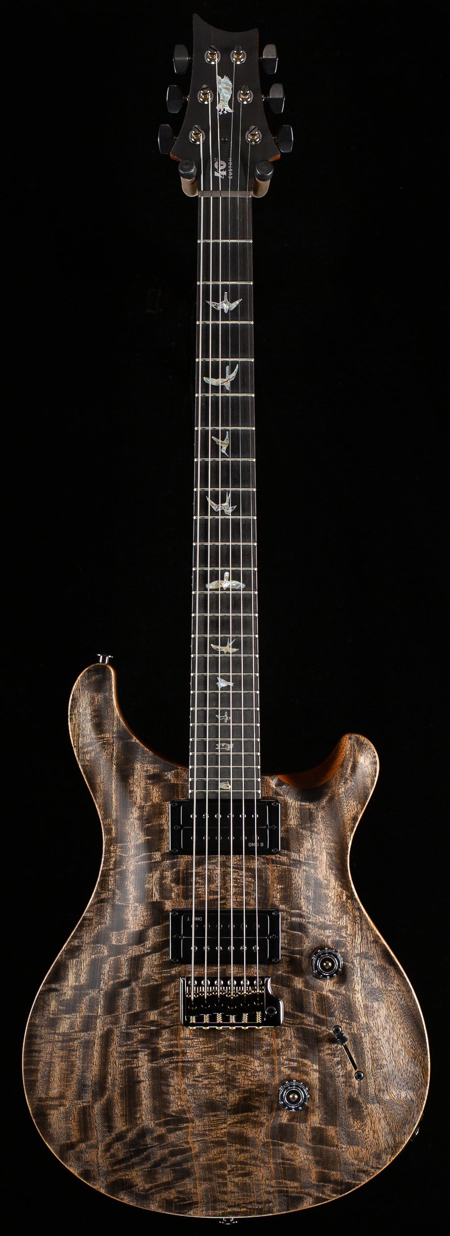 PRS 40th Anniversary Custom 24 Satin Figured Mango Top Charcoal (084)