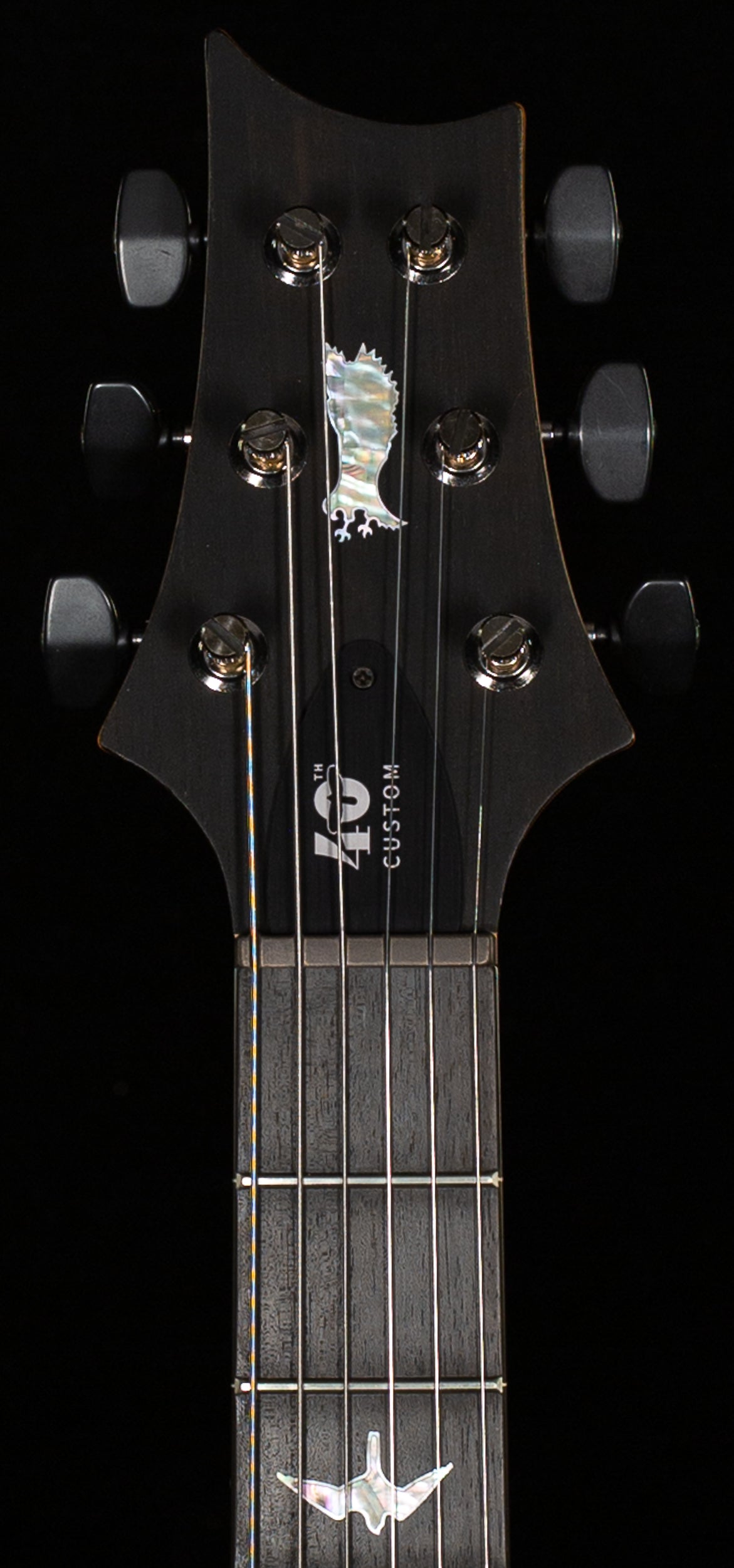 PRS 40th Anniversary Custom 24 Satin Figured Mango Top Charcoal (084)