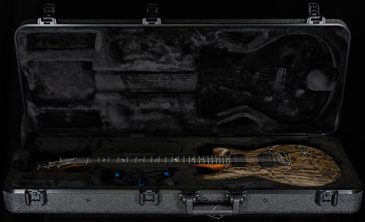 PRS 40th Anniversary Custom 24 Satin Figured Mango Top Charcoal (084)