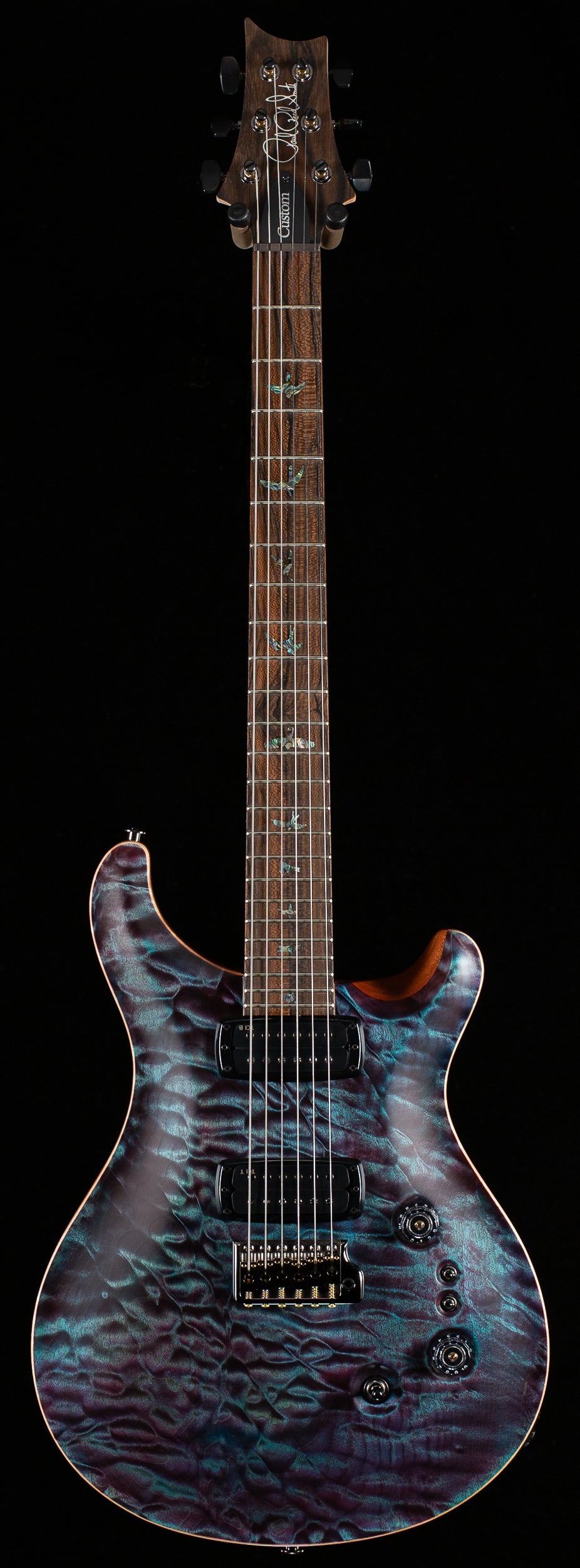 PRS Wood Library Willcutt Exclusive Satin Custom 24-08 Violet 10 Top (140)