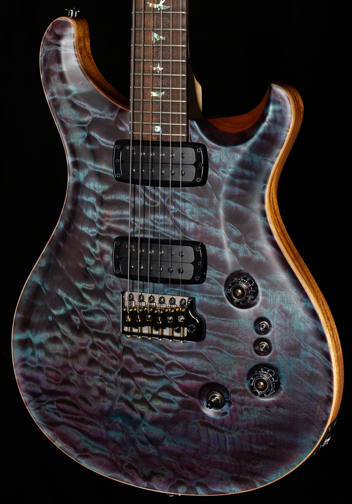 PRS Wood Library Willcutt Exclusive Satin Custom 24-08 Violet 10 Top (140)