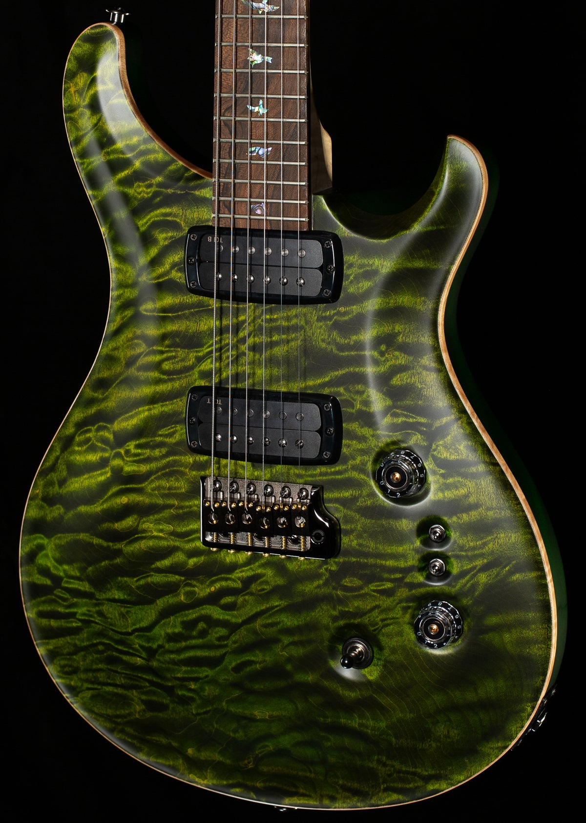 PRS custom24 10TOP Quilt Satin Jade PRS Wood Library Custom 24