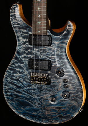 PRS Wood Library Willcutt Exclusive Satin Custom 24-08 Faded Whale Blue Natural Back 10 Top (143)