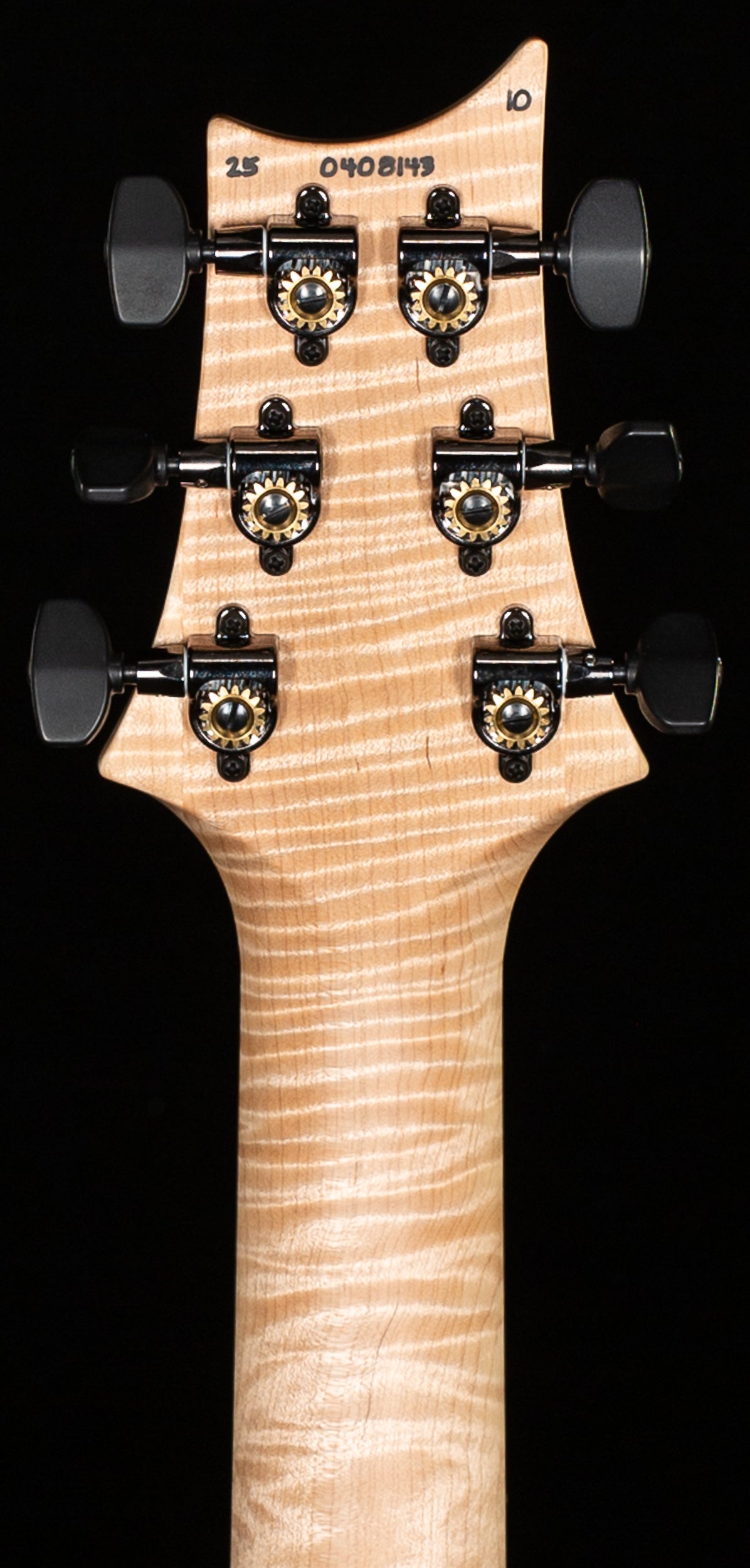 PRS Wood Library Willcutt Exclusive Satin Custom 24-08 Faded Whale Blue Natural Back 10 Top (143)