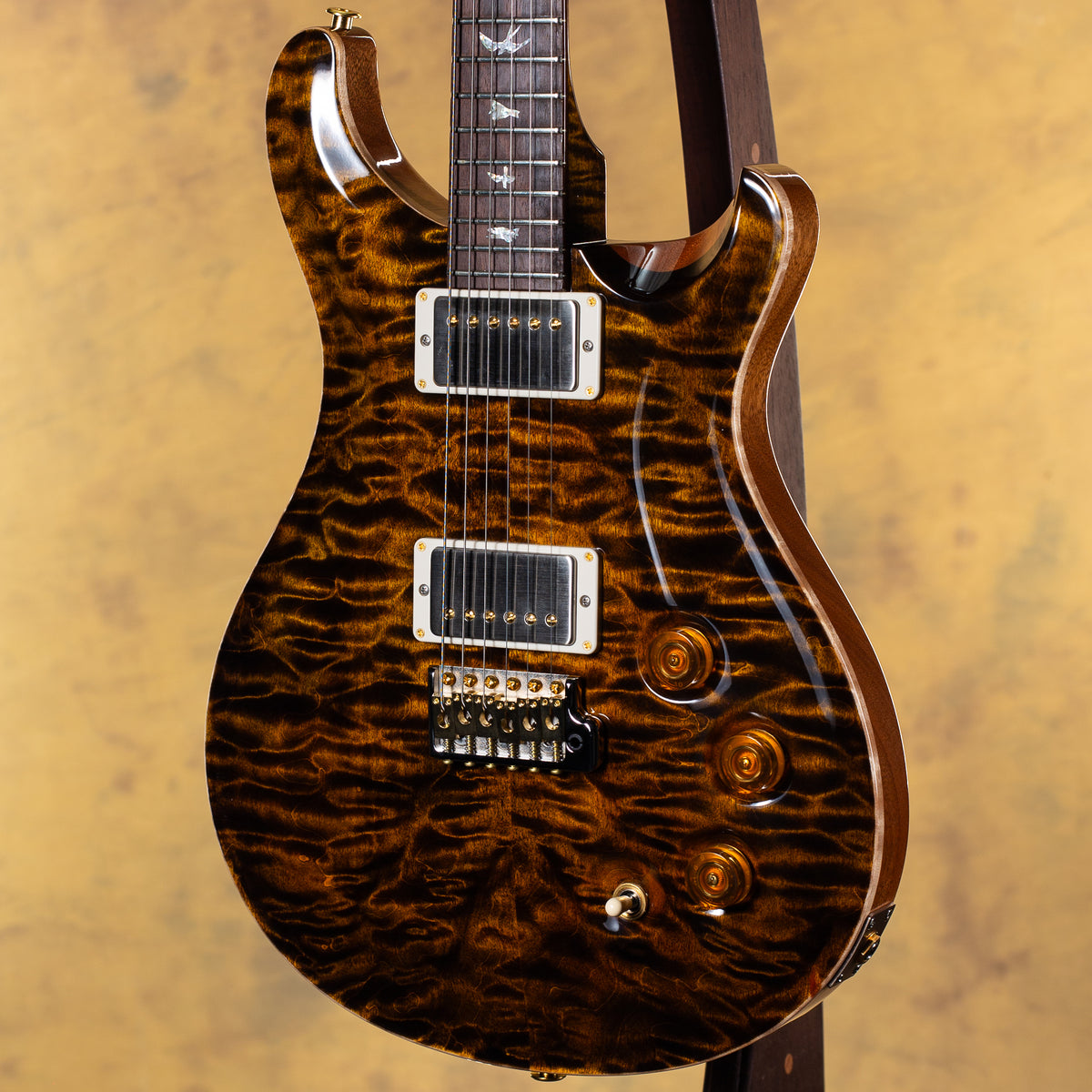 2025 PRS Wood Library DGT Quilt 10 Top Matching Flamed Maple Neck