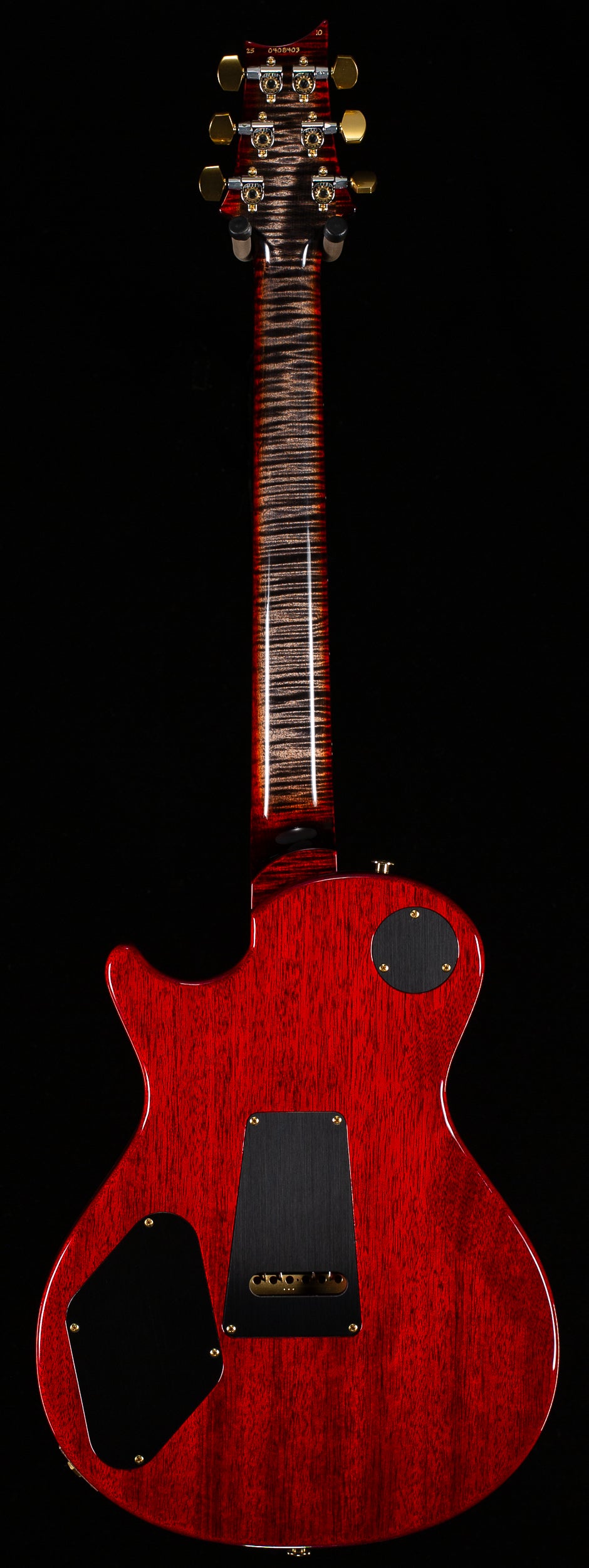 PRS Wood Library Willcutt Exclusive Tremonti Quilt 10 Top Charcoal Cherry Burst (403)