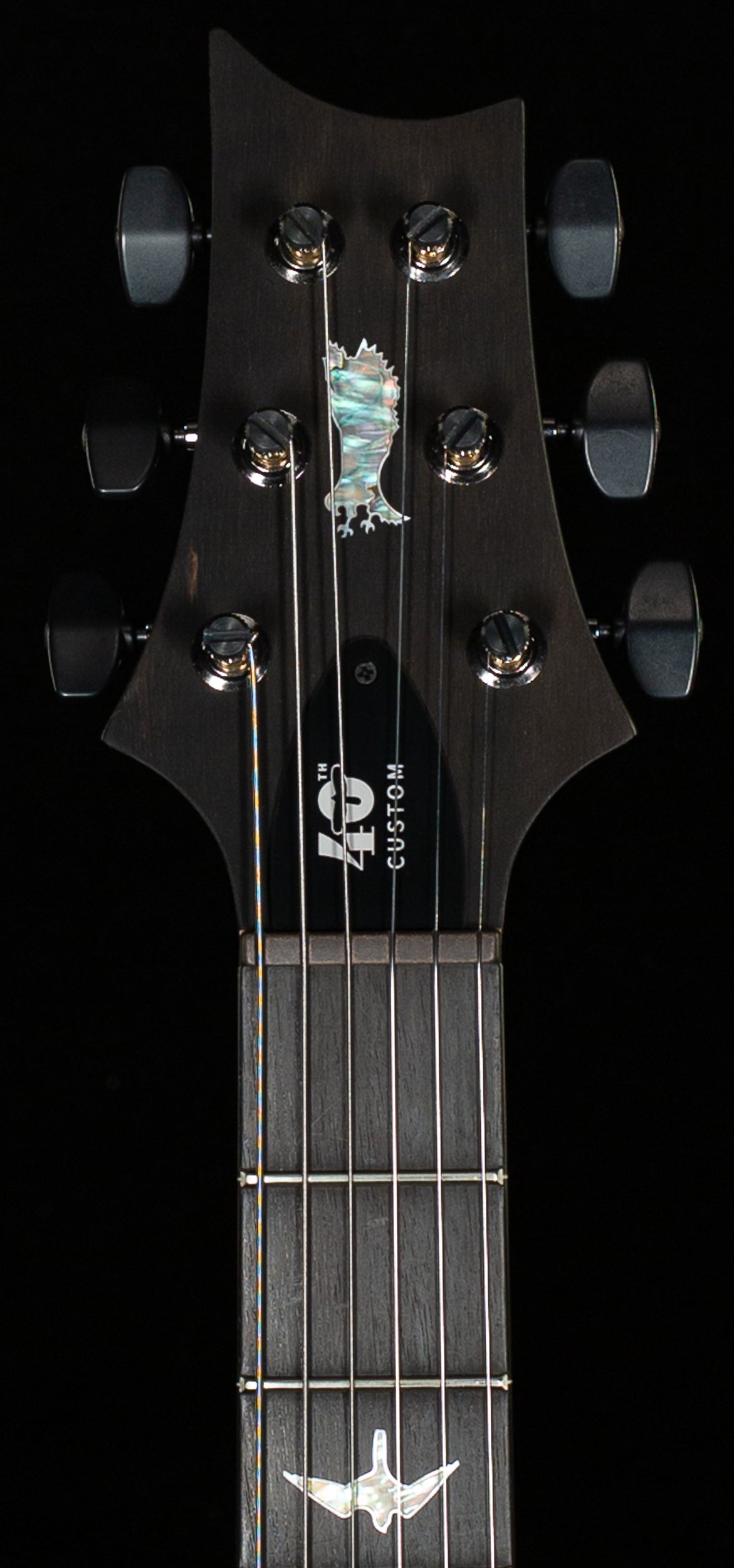 PRS 40th Anniversary Custom 24 Satin Figured Mango Top Fire Smokeburst (149)