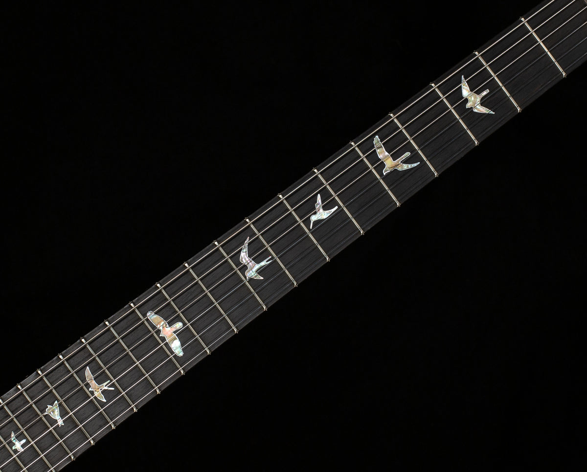 PRS 40th Anniversary Custom 24 Satin Figured Mango Top Fire Smokeburst (149)