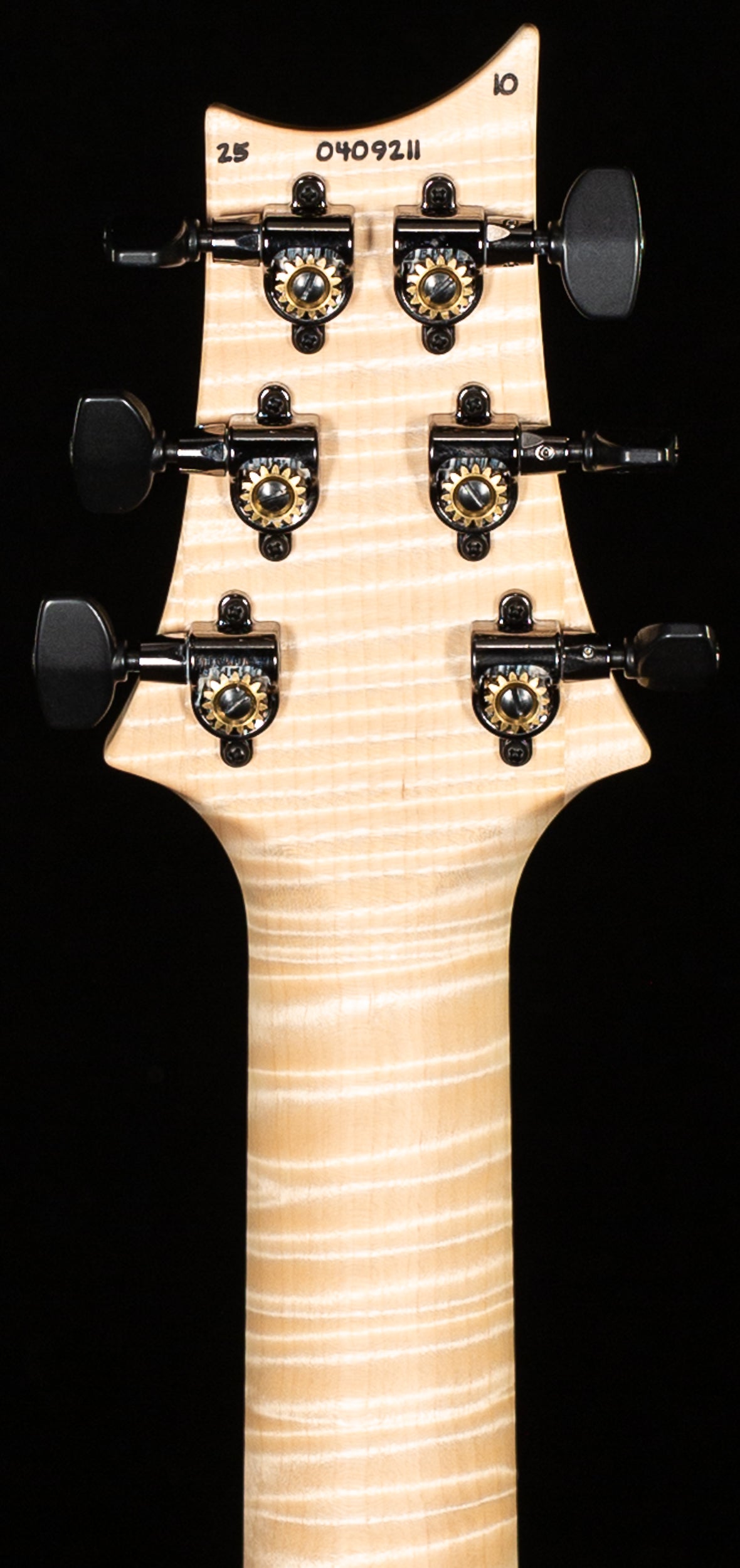 PRS Wood Library Willcutt Exclusive Satin Custom 24-08 Charcoal Burst 10 Top (211)