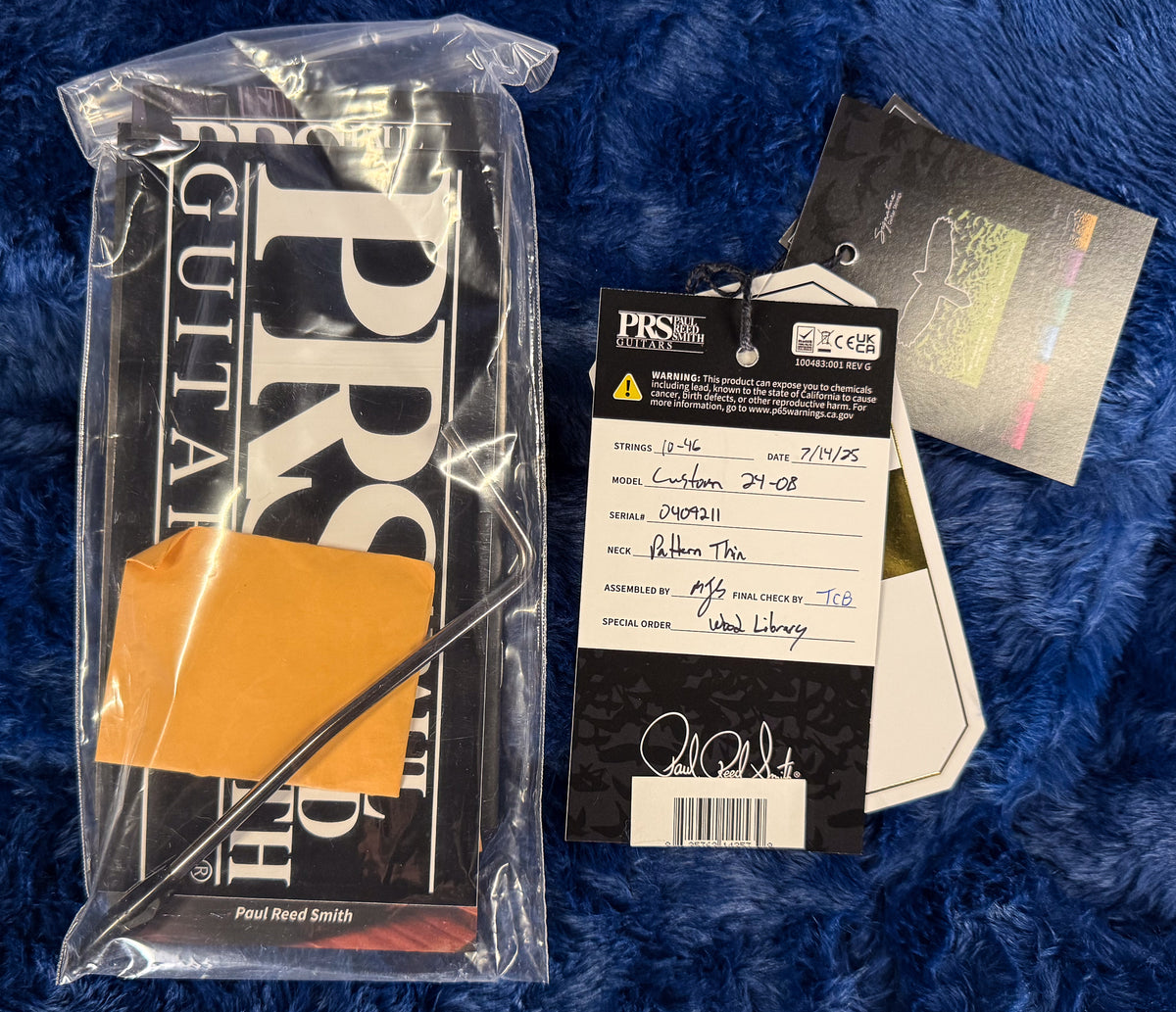 PRS Wood Library Willcutt Exclusive Satin Custom 24-08 Charcoal Burst 10 Top (211)