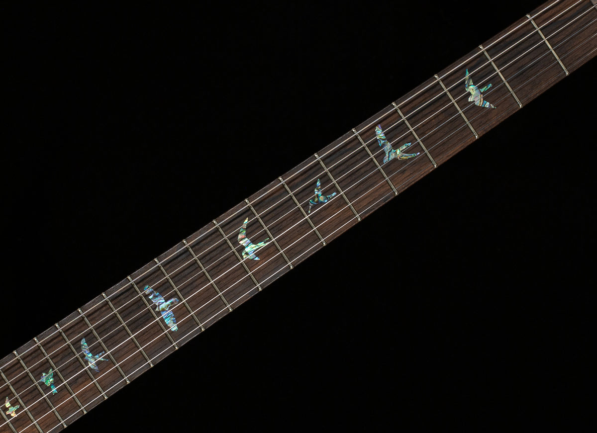 PRS Wood Library Willcutt Exclusive Satin Custom 24-08 Charcoal Burst 10 Top (211)