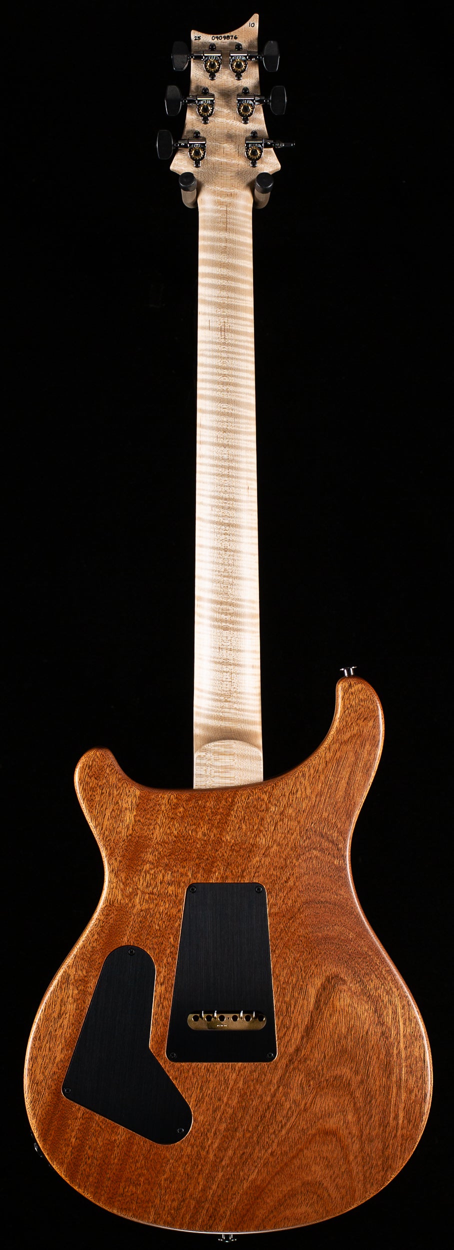 PRS Wood Library Willcutt Exclusive Satin Custom 24-08 Cobalt Blue Natural Back 10 Top (876)