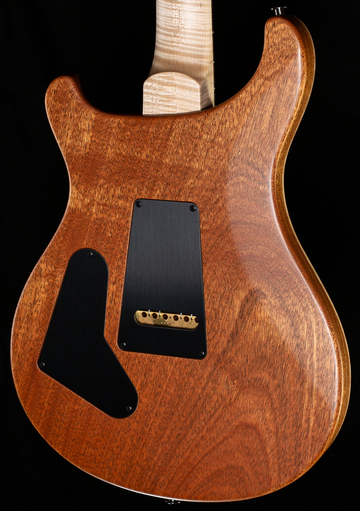 PRS Wood Library Willcutt Exclusive Satin Custom 24-08 Cobalt Blue Natural Back 10 Top (876)