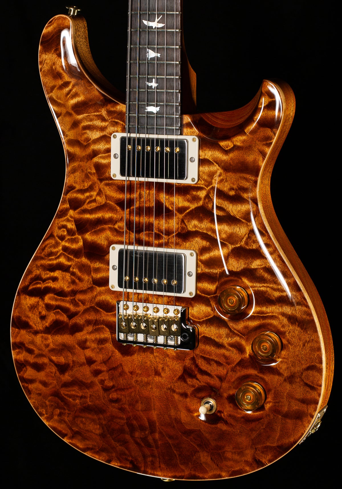 PRS Wood Library Willcutt Exclusive DGT Quilt Maple Copperhead 10 Top (901)