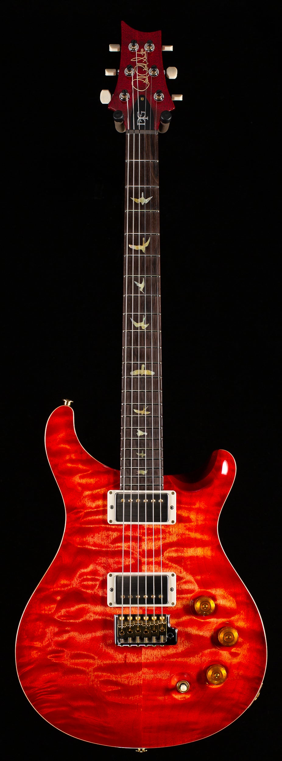PRS Wood Library Willcutt Exclusive DGT Quilt Maple Blood Orange 10 Top (903)