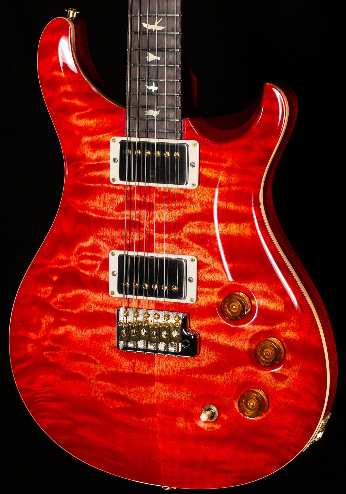 PRS Wood Library Willcutt Exclusive DGT Quilt Maple Blood Orange 10 Top (903)