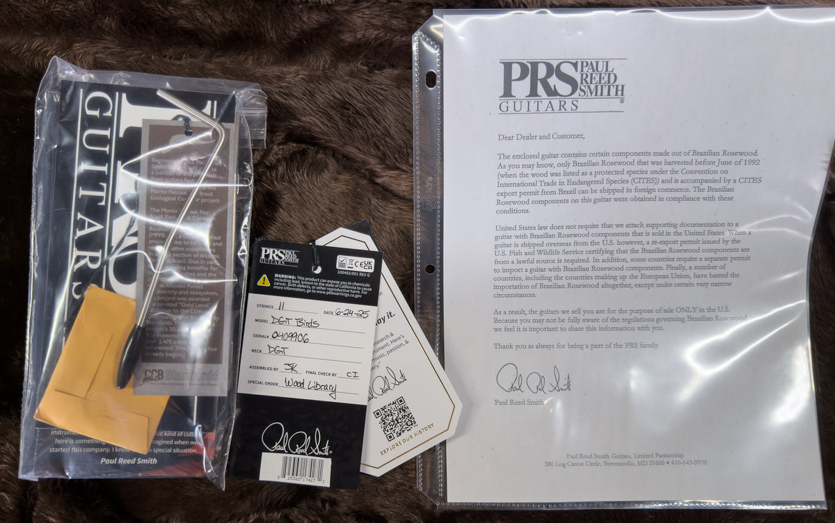 PRS Wood Library Willcutt Exclusive DGT Quilt Maple Blood Orange 10 Top (906)