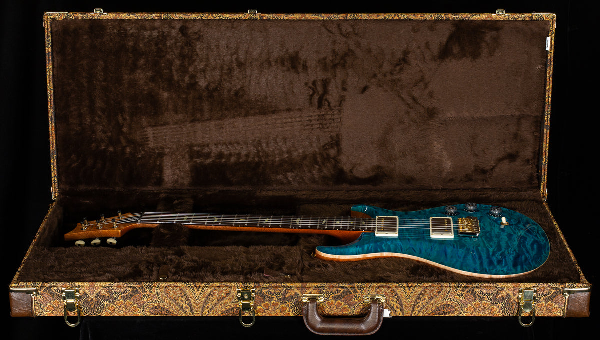 PRS Wood Library Willcutt Exclusive DGT Quilt Maple Carroll Blue 10 Top (908)