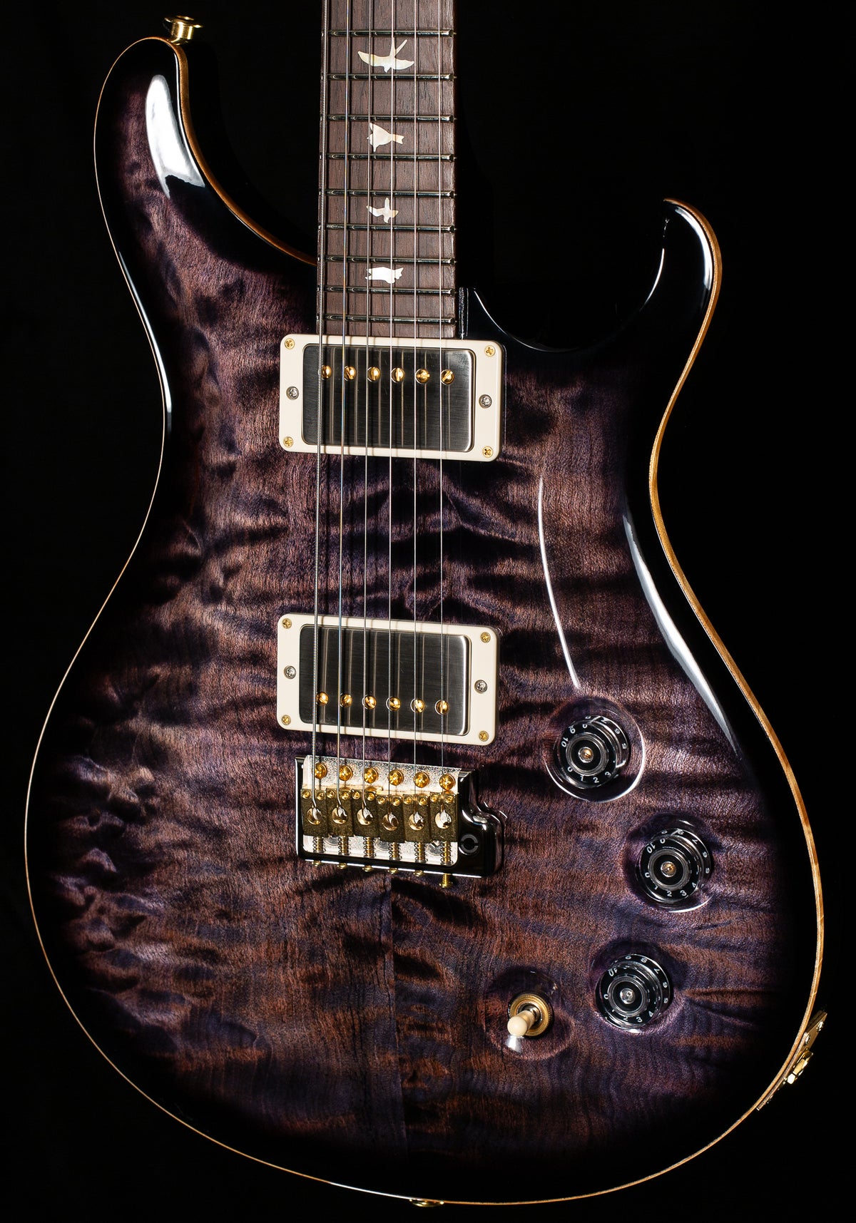 PRS Wood Library Willcutt Exclusive DGT Quilt Maple Purple Mist 10 Top (909)