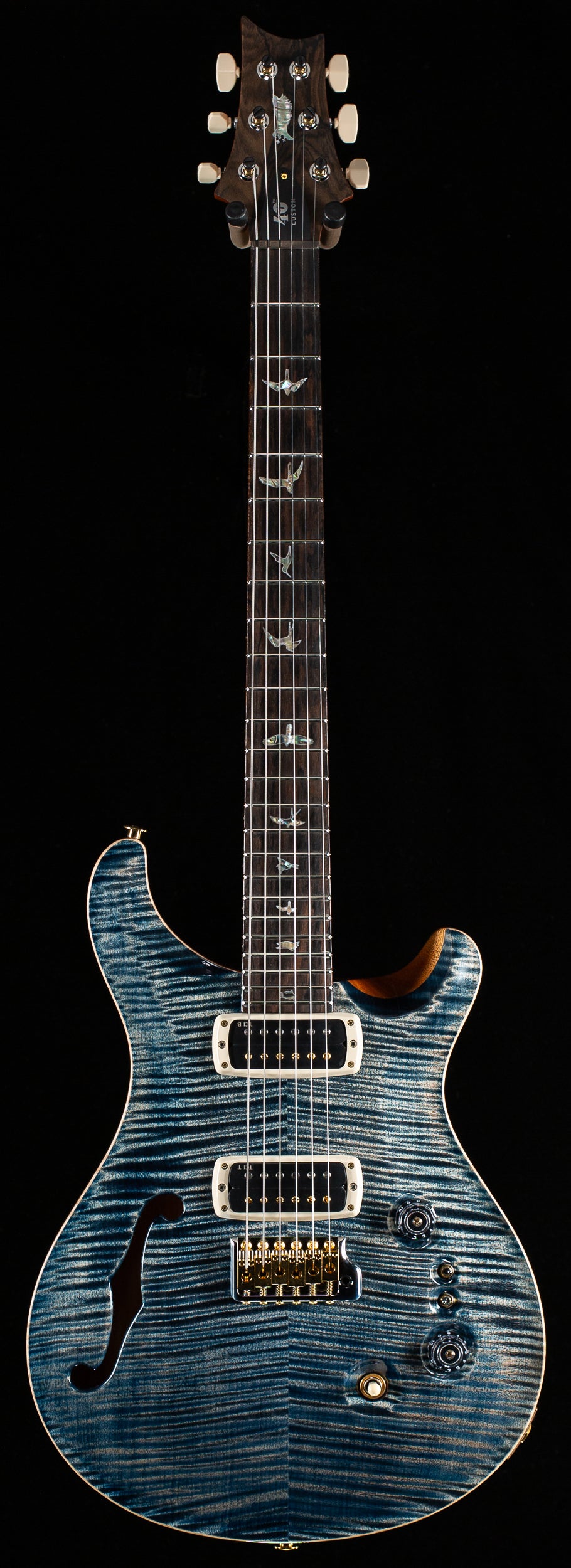 PRS 40th Anniversary Custom 24-08 Semi-Hollow 10 Top Faded Whale Blue (567)